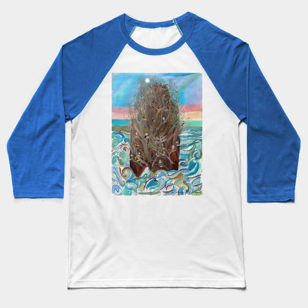 The island of poets Baseball T-Shirt by diegomanuel